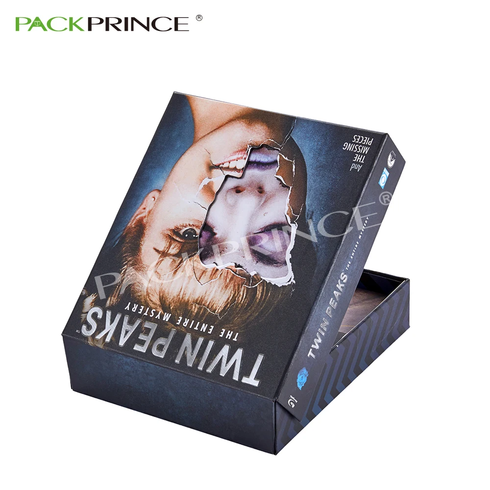 High End Handmade Custom Flip DVD Set Packaging Empty CD Gift Box