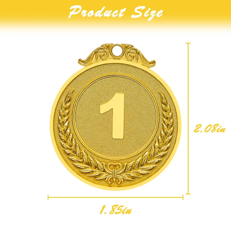 Metal Award Medals Gold Silver Bronze Style For Sports Academics Competition Cheap Sports Medals