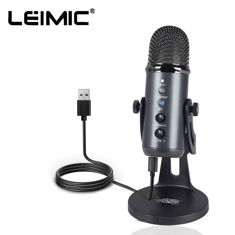 W-900Metal gaming microphones  studio podcast microphone professional usb desktop microphone