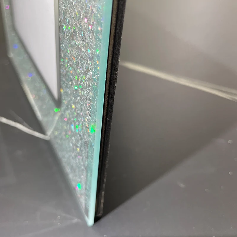 Modern Simple Pink Diamond Photo Frame  Glass Frame for Home Living Room Bedroom Study or Model Room Table 10*15