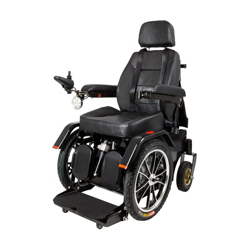 electric standing wheelchair for easy to reach high position for disable people