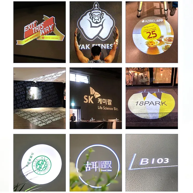 150W gobo projector Hot in the market Floor Projector light IP20 USA Korean KC CE certification logo projector