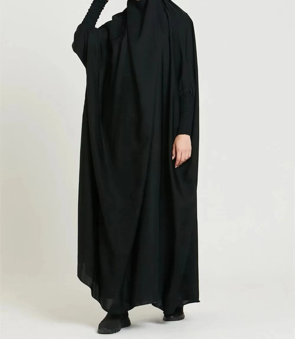 2022 New Arrival Jilbabs Fashion Long Dress Dubai Muslim Abaya With Hijab Turkish Ladies Robes Modest Casual Dresses Dress