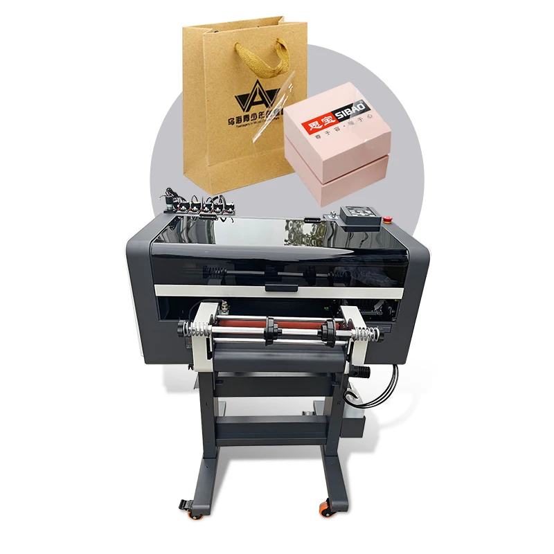 Wide Format A3 Large Crystal Film Transfer Film Impresora Printing Machine All in One 30cm UV Sticker DTF Printer with Laminator