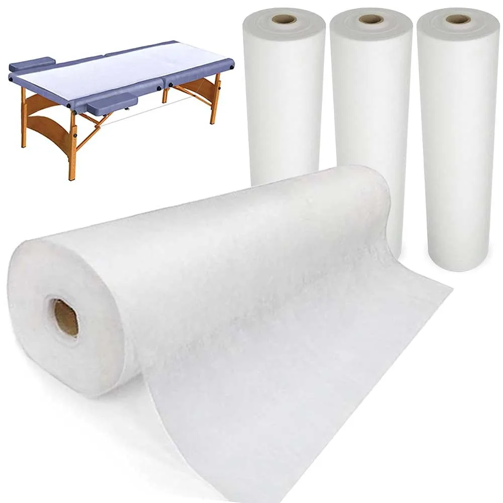 Factory non woven PP fabric 180x 80cm medical disposable bed sheet in roll non woven fabric disposable medical pp bed sheet