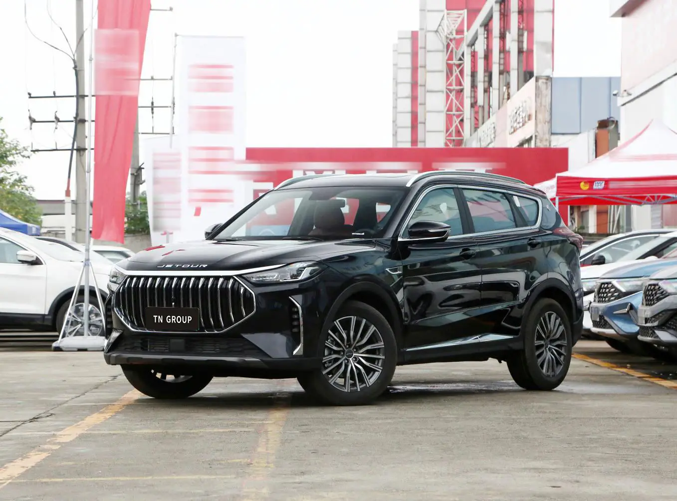 Chery Jetour x70 Plus 2023 1 5 т DCT 7 мест сделано в Китае цена внедорожник среднего размера