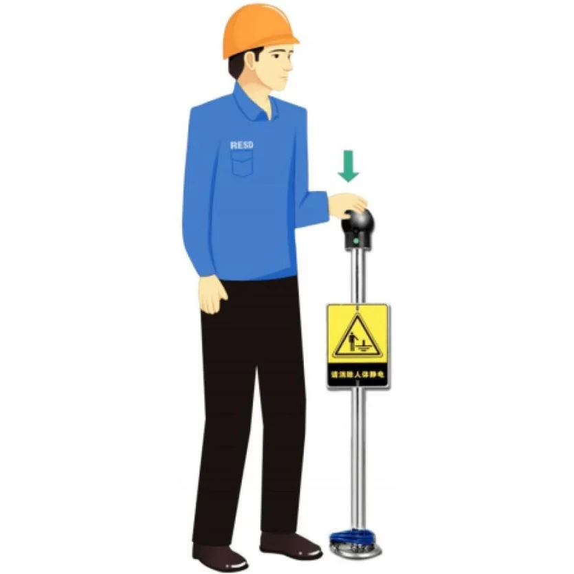 China High Quality Integrated  Electrostatic Releaser Anti Static Equipment Human Electrostatic Release
