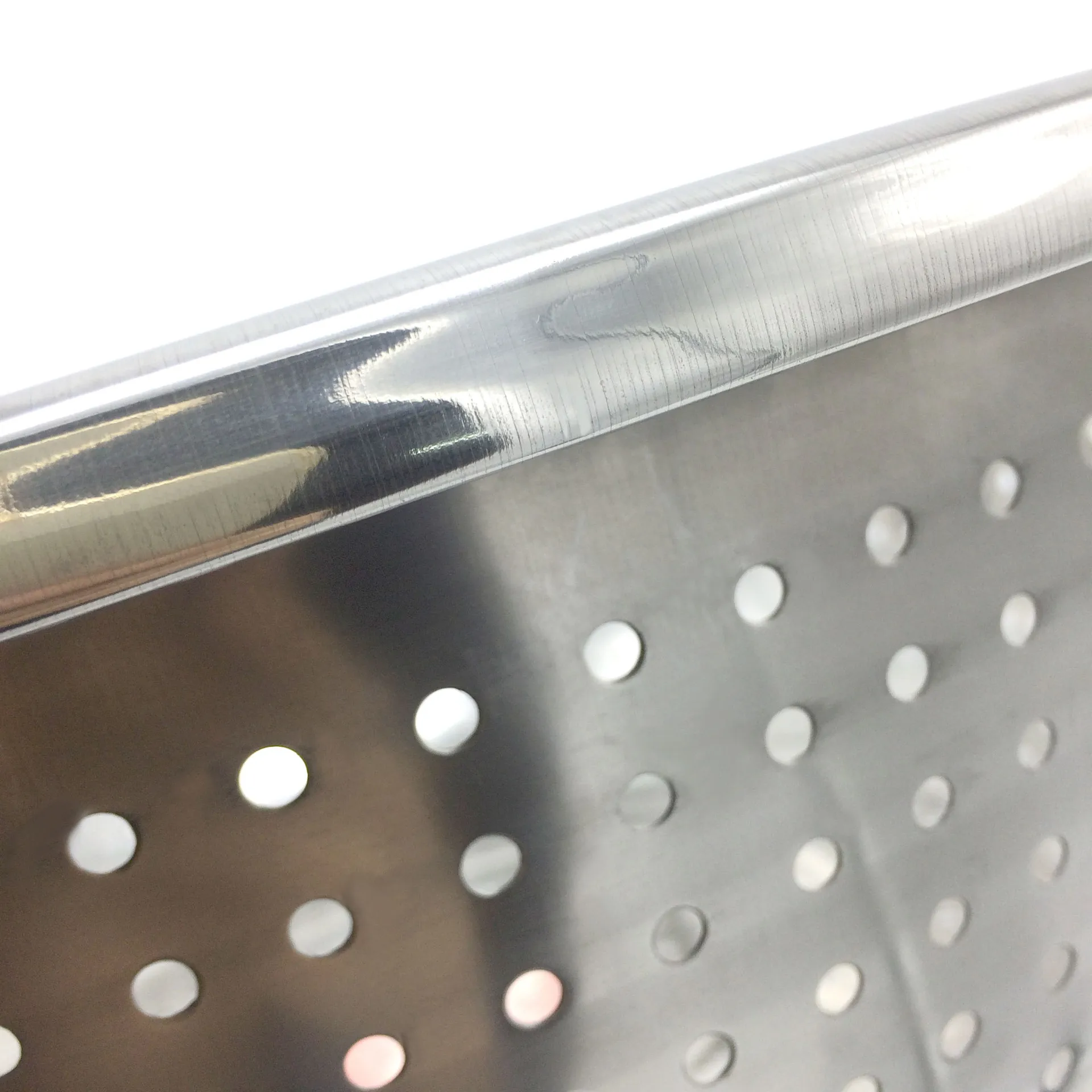 304 Stainless steel basin basket bowls sieve draining basin Large Strainer Colander Draining Basket Washing bowl