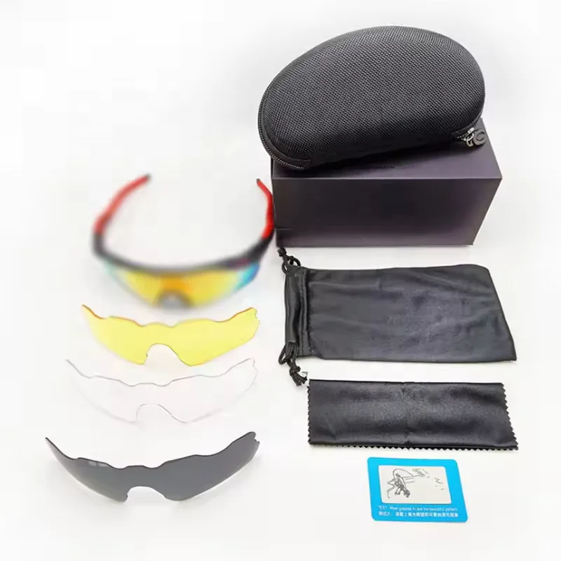 2024 Cost-effective tr90 cycling sunglasses Outdoor Bicycle brand Custom logo Driving Running UV400 Windproof Sport Sunglasses