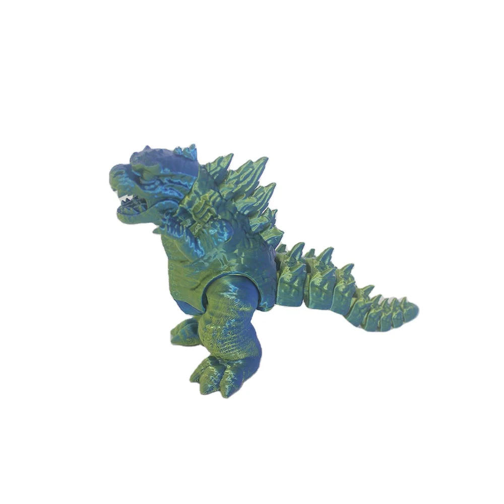 New Arrival 3D Printed Godzillas Monster Series Movie Anime Action Figure Cartoon Collection Dinosaur Model Fabrication Services