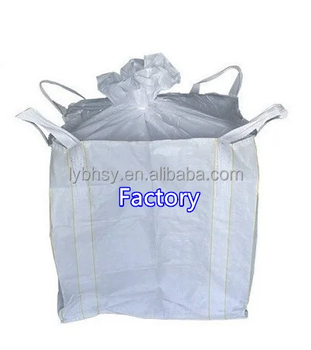 FIBC PP Big Bag 500Kg 1000kg  2000kg Cement Sand Lime Mineral Salt Corn Sugar Potato Feed Big Bag Manufacturer Made in china