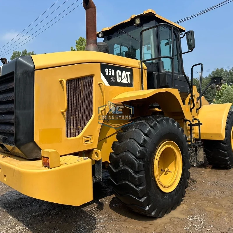 Used Caterpillar 950GC 966H 950H Wheel Loader Original Cat Engine Kawasaki Various Scenarios Front Loader Construction Equipment