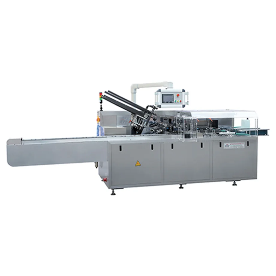 Wholesale price automatic carton box sealing machine KXZ-130B tray jelly cartoning machine