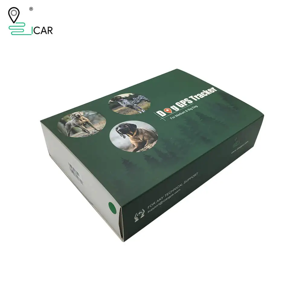 4G GPS Tracker 4000mah Battery Real Time Tracking Collar Waterproof Locator with E-shock for Dog Hound Anti-lost Tracking