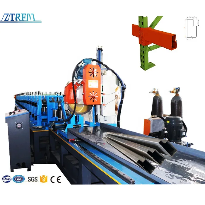 Pallet Rack Step Beams L Tube Step Beam rolling forming machine