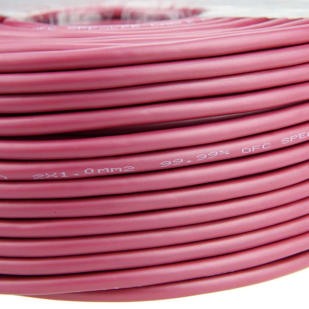 Автомобильный аудио 2 ядра из бескислородной меди кабель динамика усилитель мощности инженер жильный для и amplier