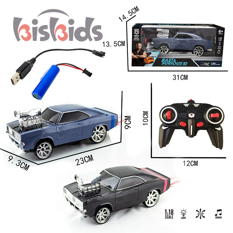 Hot Selling  six channel remote control 2.4G speed High Speed Remote Control Car Electric Drift Race Rc Stunt Racing Cars Toys