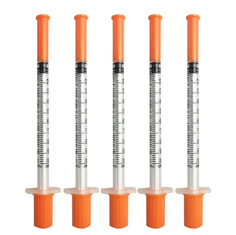 wholesale direct factory 5cc/8cc/10cc/13cc/15cc/20cc/30cc/60cc plastic insulin syringe disposable 31g