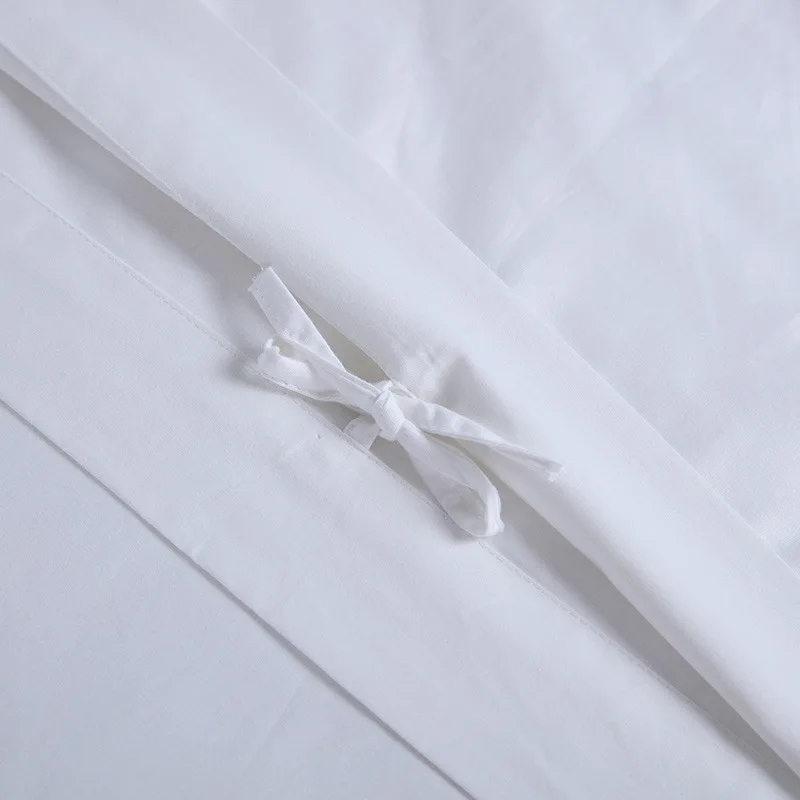 Wedding bedding 7-piece set white 100%cotton