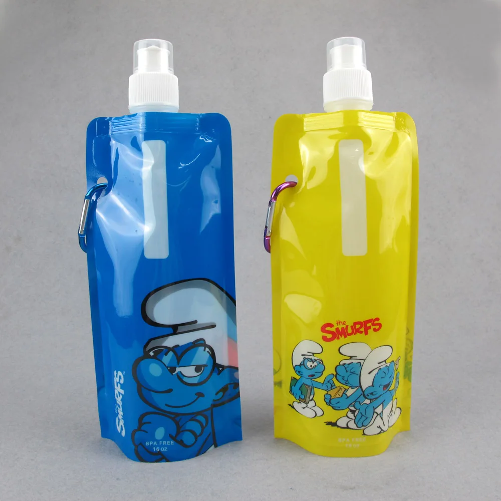 
White Liquid Custom Disposable Portable Milk Tea Coffee Spout Packaging Pouch Bag 