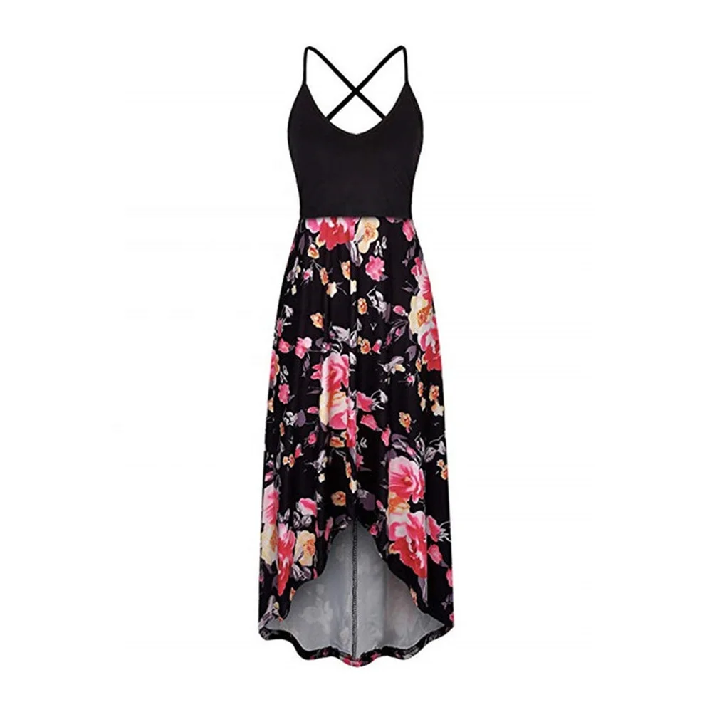 Женское платье для кормящих матерей без рукавов, повседневное длинное платье для кормления грудью с завышенной талией