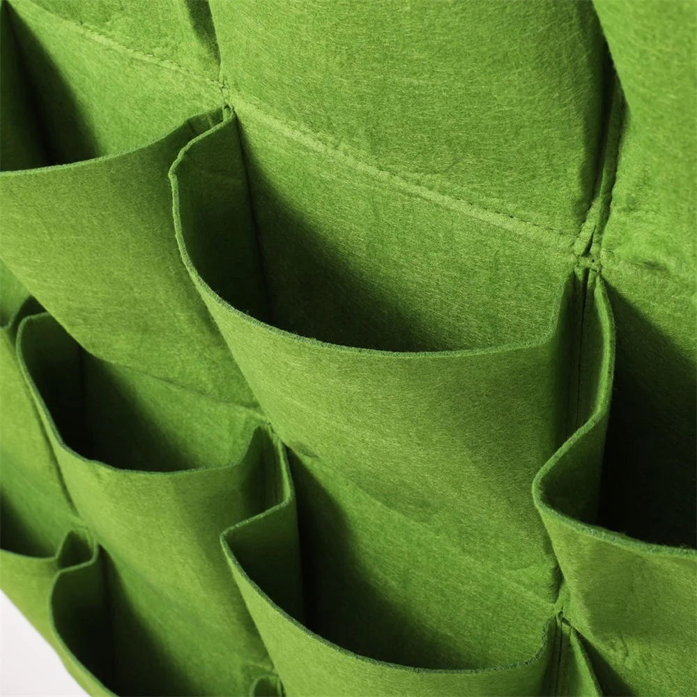  2 3 6 9 12 18 25 36 49 64 72 Pocket Garden Vegetable Flower Grow Non Woven Fabric Vertical Wall Hanging Planting