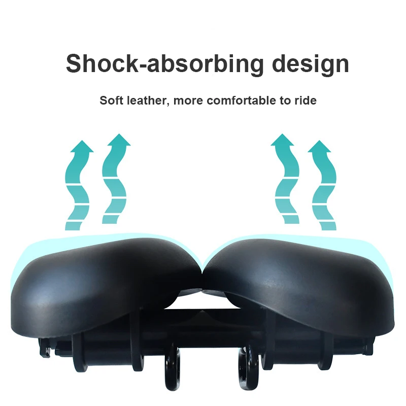 Simple Style MTB Bicycle Saddle Thicken and Widen Bike Cycling Seat Soft and Comfortable
