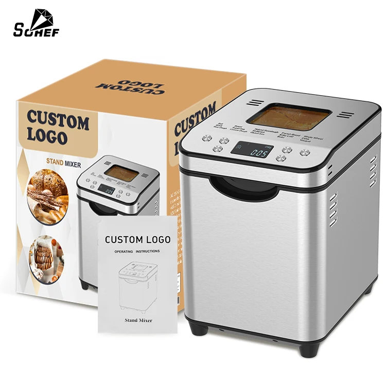 Multifunction Electric Baking Equipment Home And Kitchen 450-750g Automatic Dough Bread Maker
