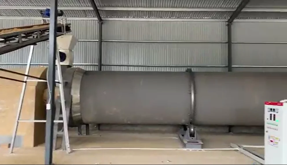 Hot sale large processing capacity tumble dryer rotary drying equipment for metallurgy industry