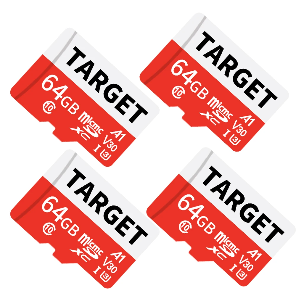 TARGER 64GB 128GB 256GB 512GB class 10 tf card mini SD Cards Memory Card for ip camera car navigation