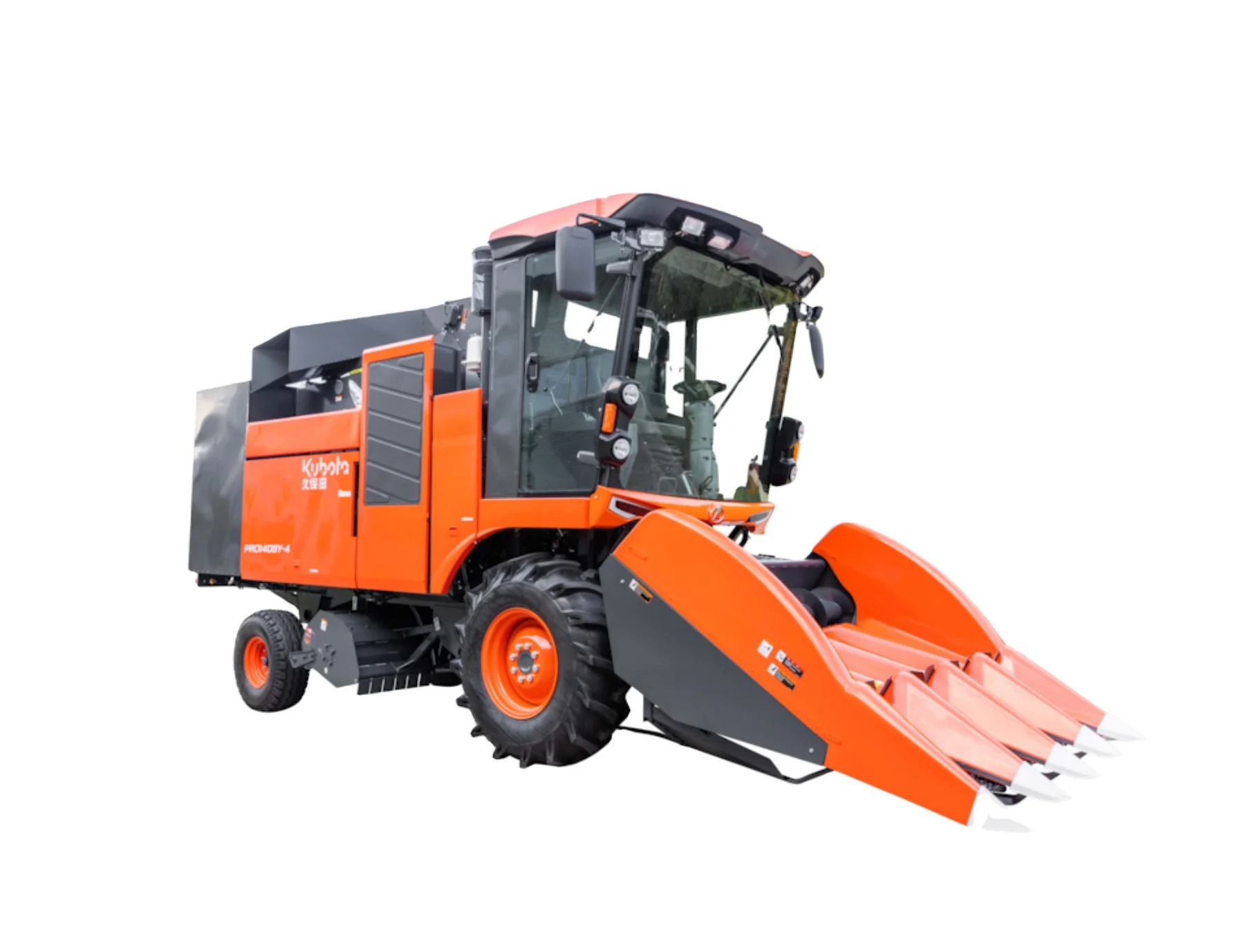 Farm corn harvester Kubota 4YZB-4(PRO1408Y-4) self-propelled corn combine harvester
