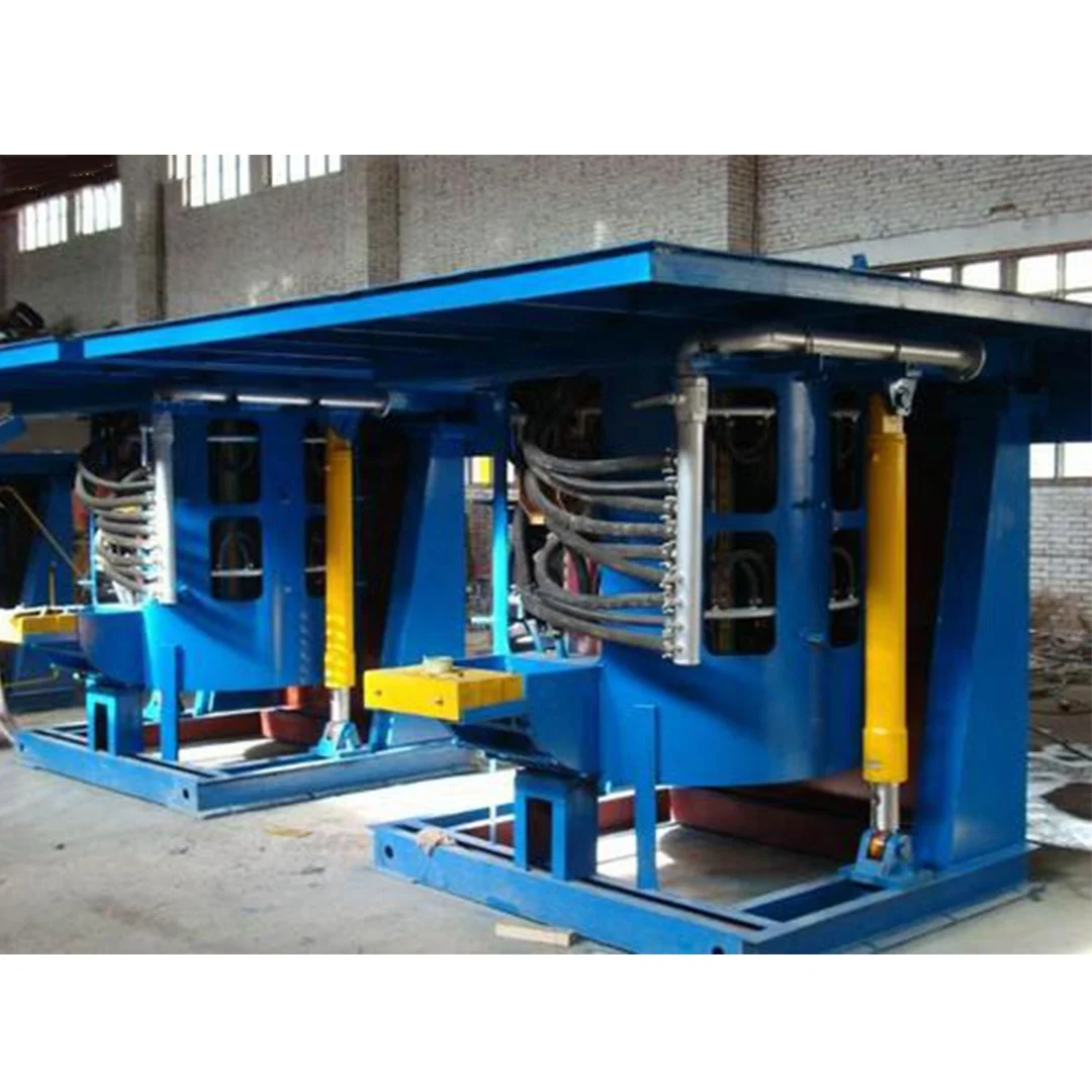 1T 2T 5T oven foundry casting steel iron metal melting induction electric industrial furnace for casting iron