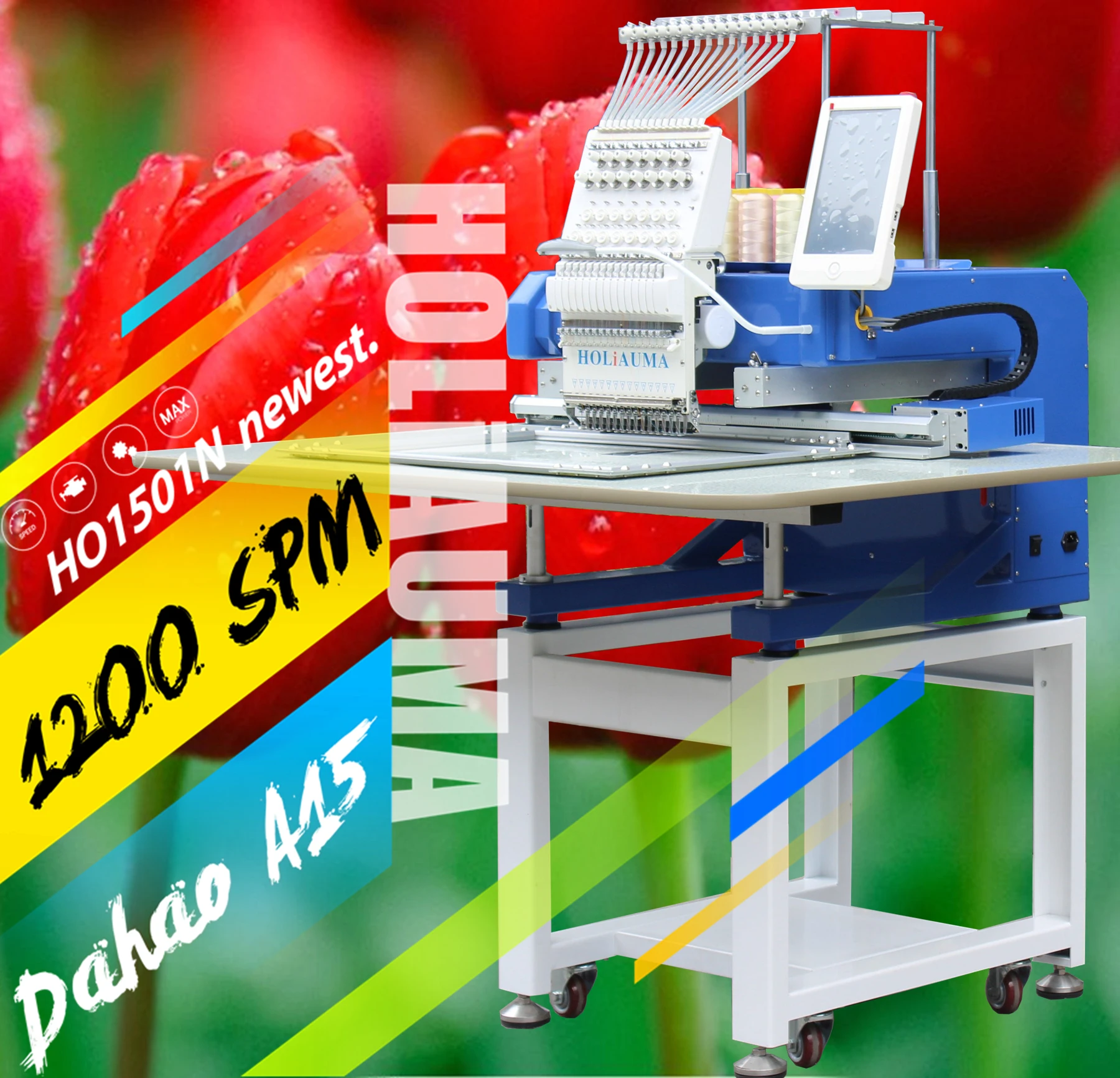 3 года гарантии! HOLiAUMA 2020 tajima 47 головной Тип кожа/постельное белье/текстиль/стандартная одежда/ковер 1 головка вышивальная