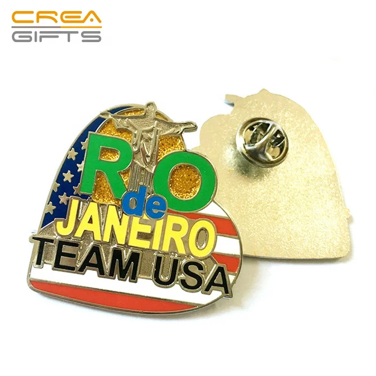 Custom Logo Anime Metal Pin Cute Design Frame Hat Pin For Hat Club With Glow Color Cartoon Anime Lapel Pin Badge