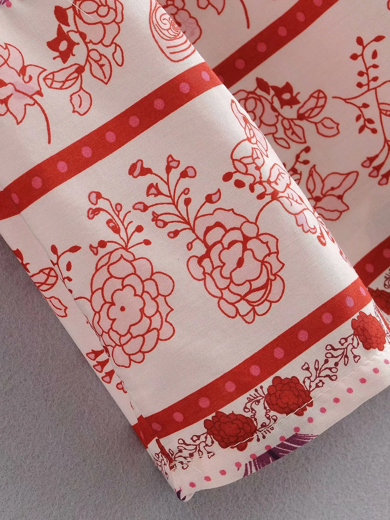 Summer New Bohemian Feather Floral printed Women Casual Dress Lady Holiday Style V-neck Button Long Sleeves Short Midi Dress