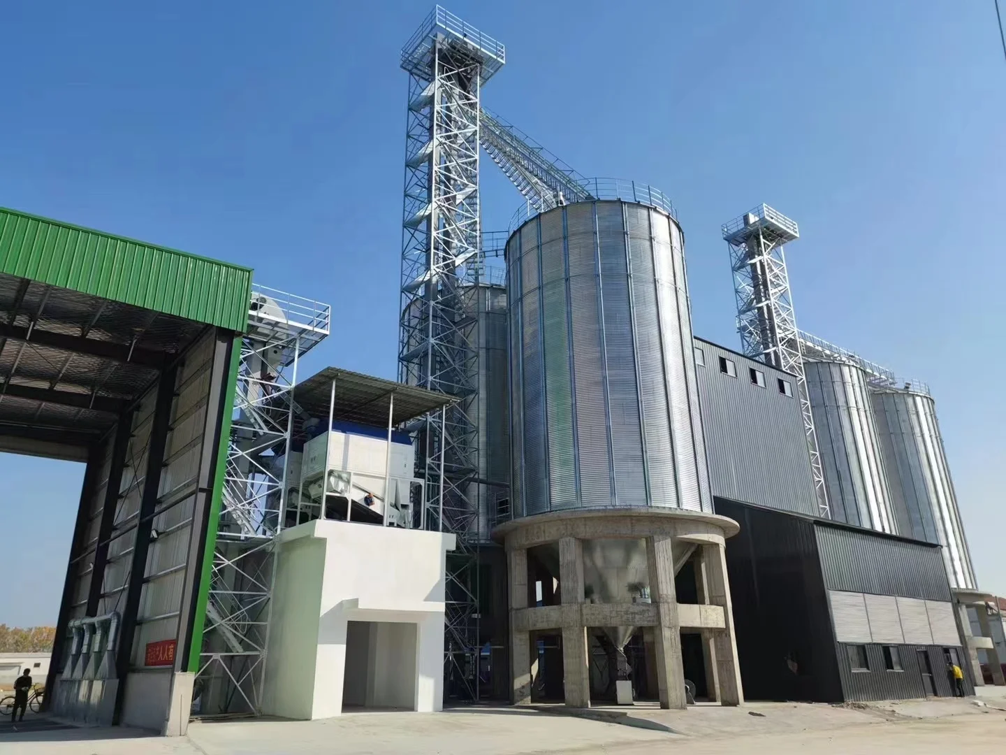 100t to 10000t steel silos rice wheat storage container stainless steel silos used for sale