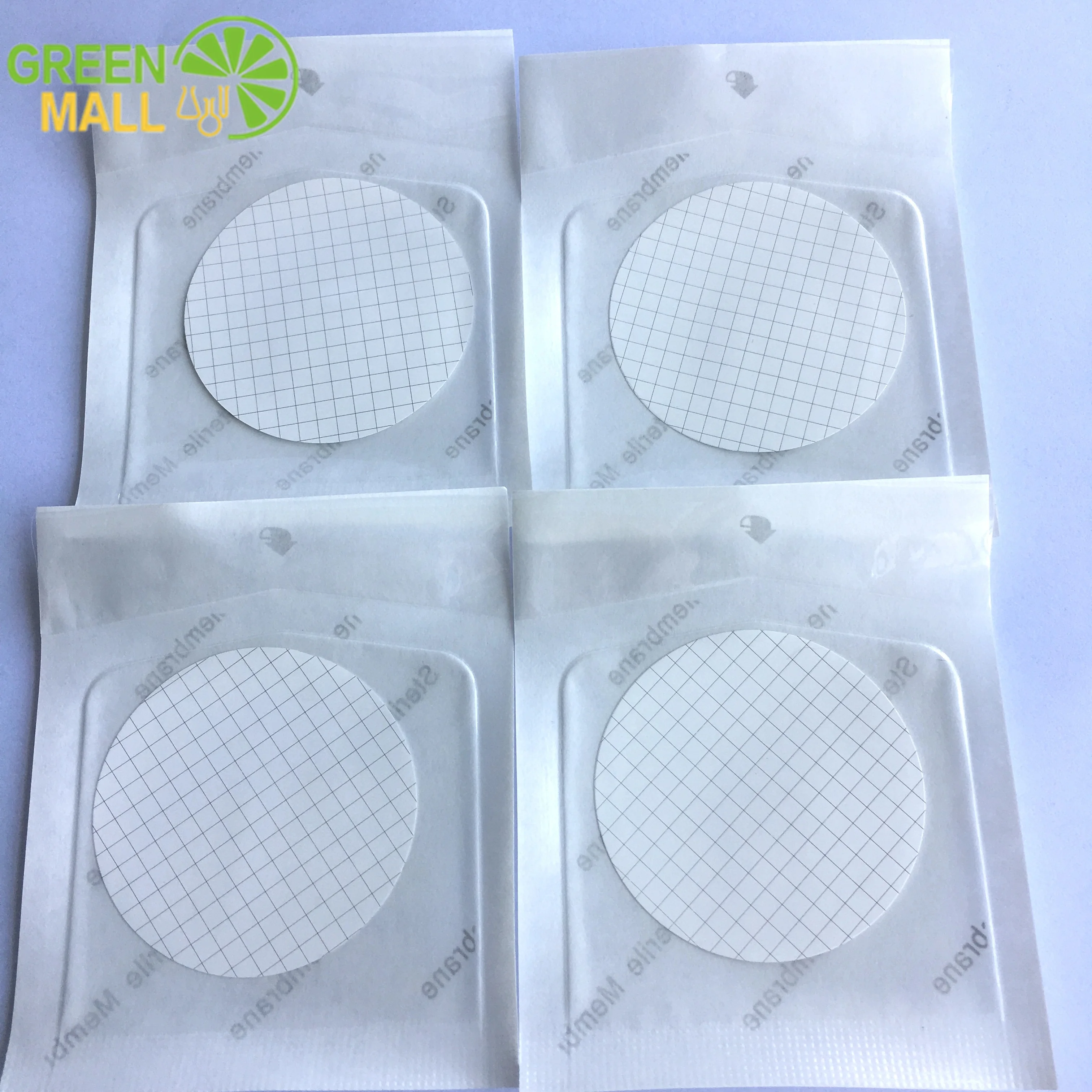 47mm 0.45 or 0.22um MCE with absorbing pad sterile mixed cellulose ester Gridded sterilized lab membrane filter