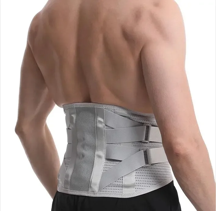 Breathable Elastic Adjustable Lumber Disc Strain Brace Widened Steel Plate Warm Waist Brace