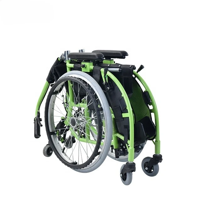 Folding wheelchair for cerebral palsy children for home
