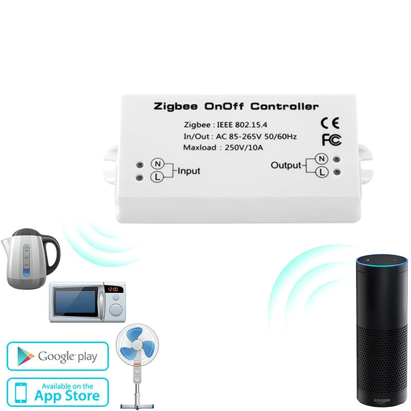  Контроллер включения/выключения Zigbee умный выключатель дистанционное управление через приложение модуль умного дома