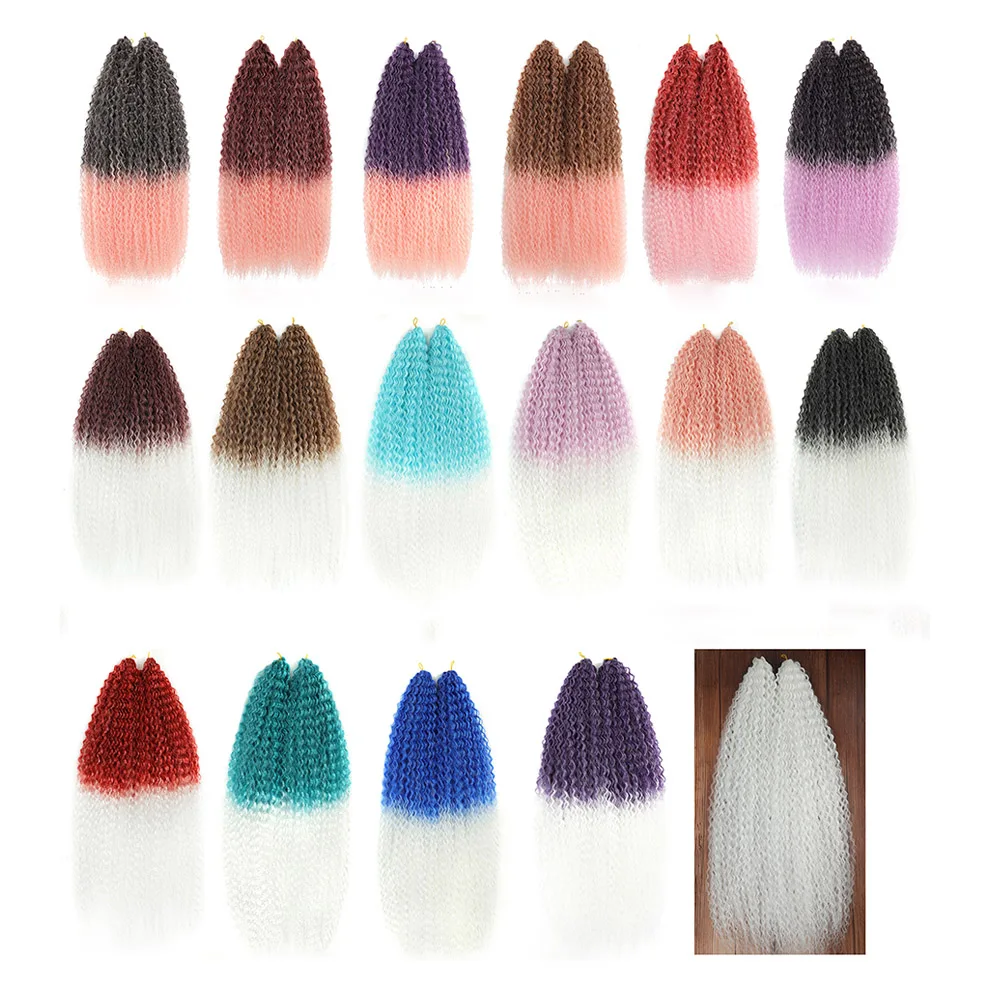 Super Long 30 Inch Water Wave Synthetic Crochet Braids Kinky Curly Passion Twist Hair Bundles Protein Fiber Hair Extensions