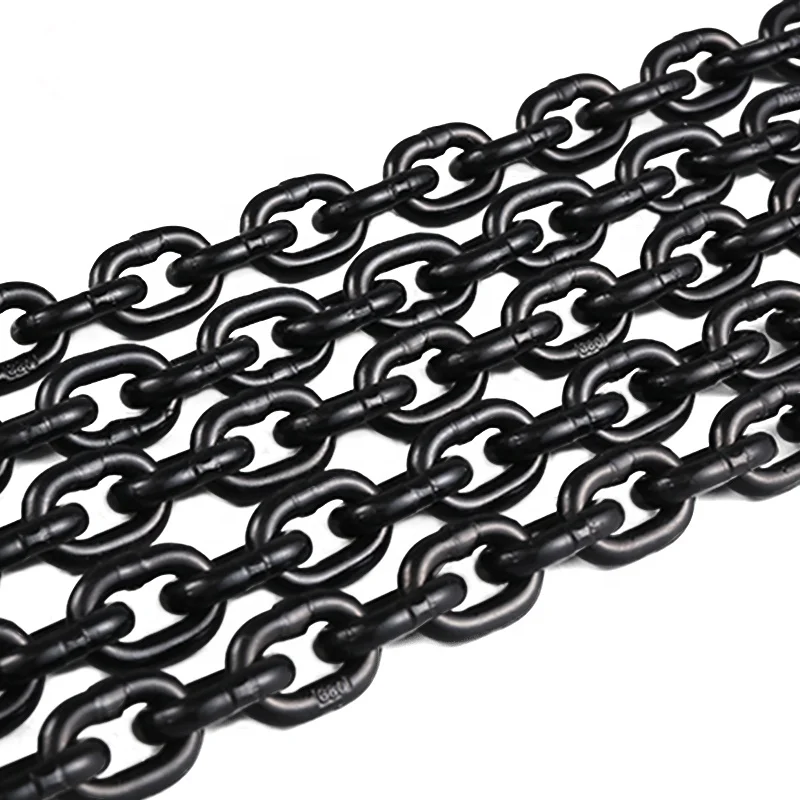 Manufacturer High strength G80 alloy heat treated lifting steel chain