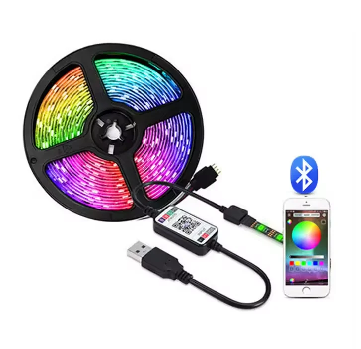 Лампа светодиодная с bluetooth rgb-подсветкой
