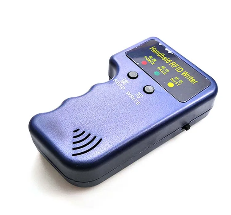 Key Fob RFID Card TK4100/T5577 Writer 125KHz Handheld RFID Copier Blue Reader Writer