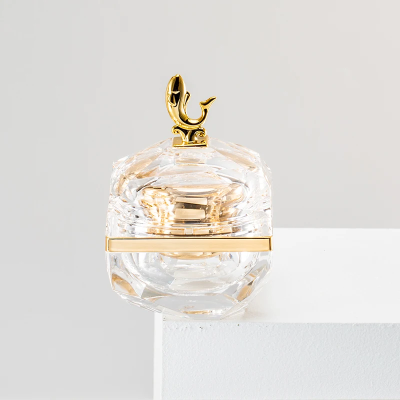 30g Dolphin Shape Acrylic Bronzing Cosmetic Packaging Container Lotion Plastic Empty Cream Jar