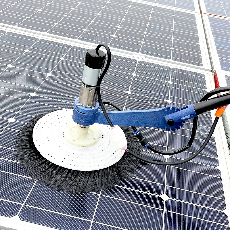 Extentool 3.5\ 5.5\7.5m solar panel photovoltaic cleaning roller robot equipment solar  cleaning tools with telescopic pole