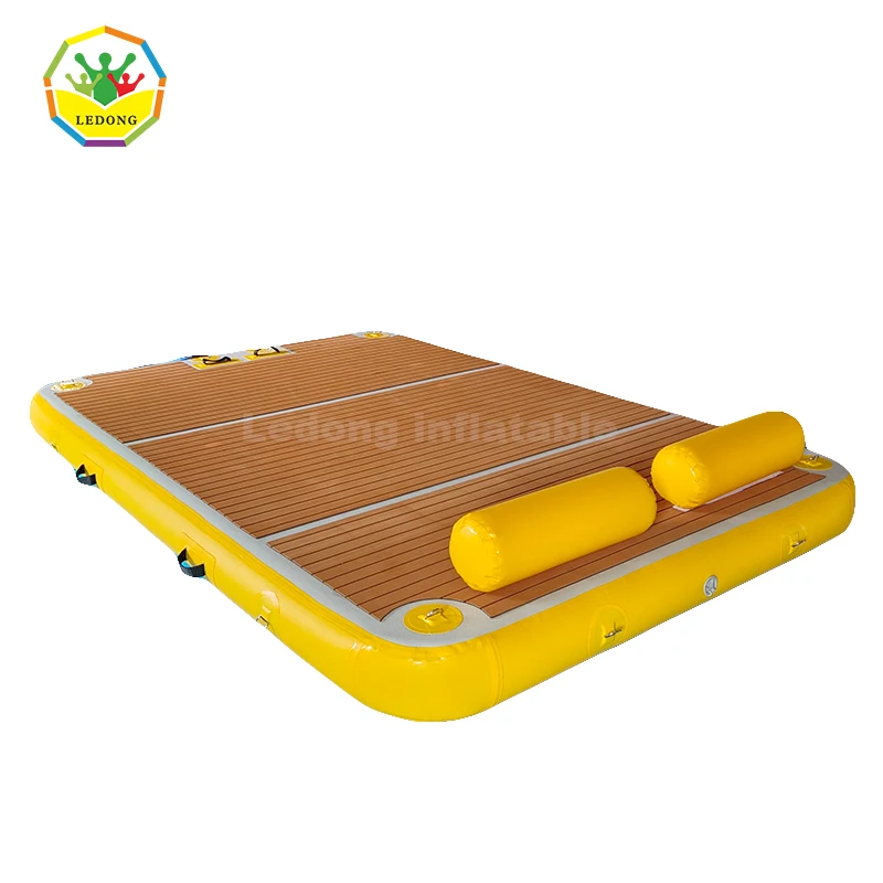 Inflatable Yacht Dock Water Floating Dock Swim Platform Inflatable Jet Ski Boat Docks Swim Platform With Ladder For Boats