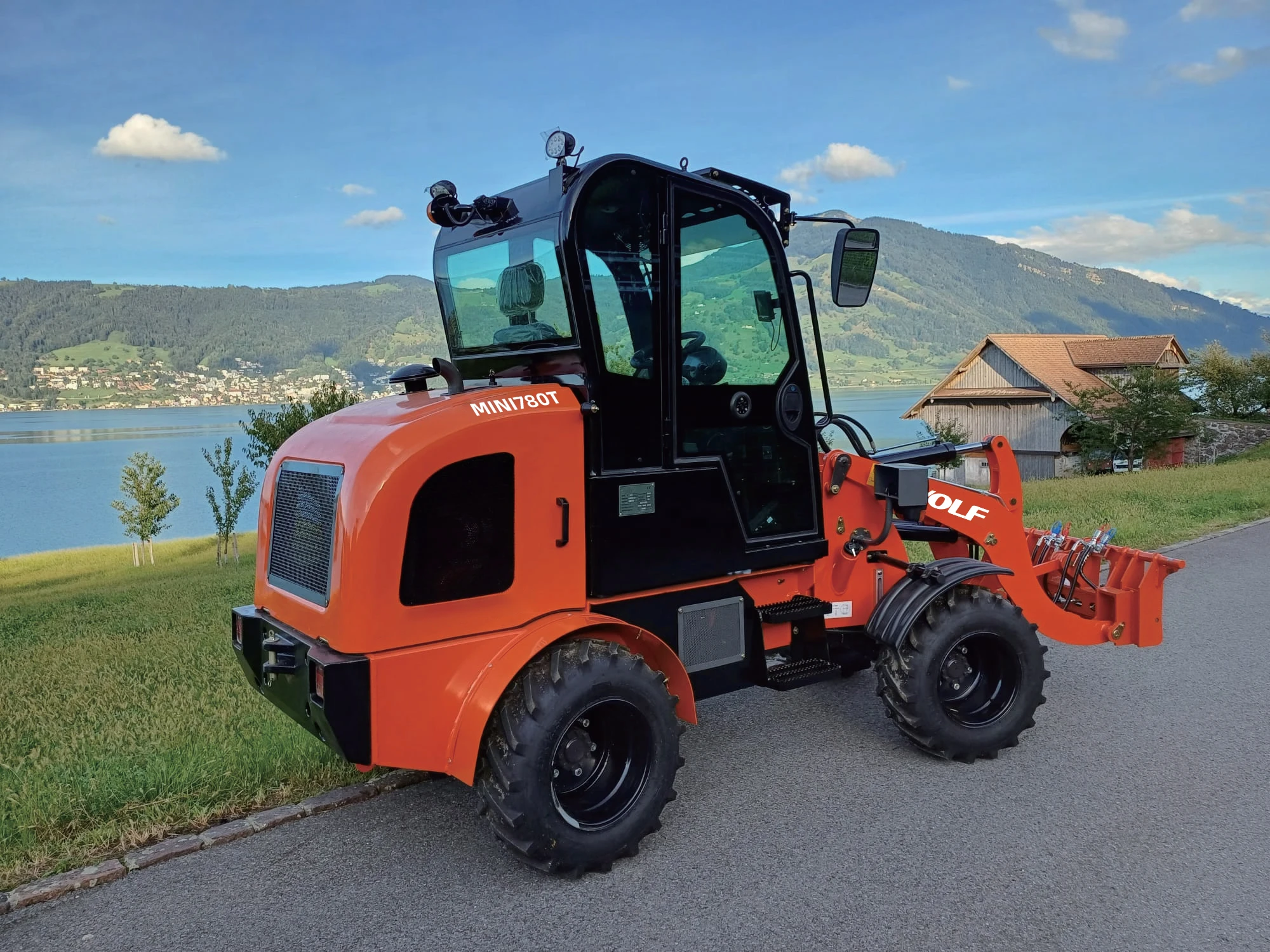 1ton/1000kg shovel wheel loader diesel with Euro V engine
