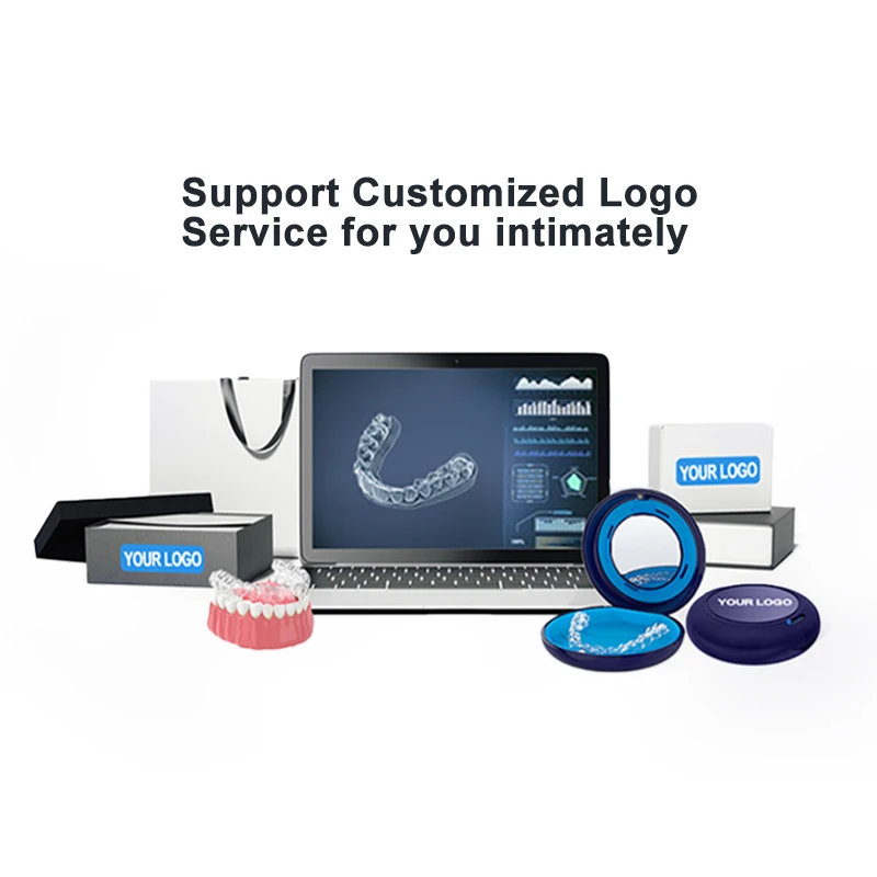 China OEM Ortho Materials Dental Alignment Cost Invisible Plastic Bags With Zip For Clear Aligners