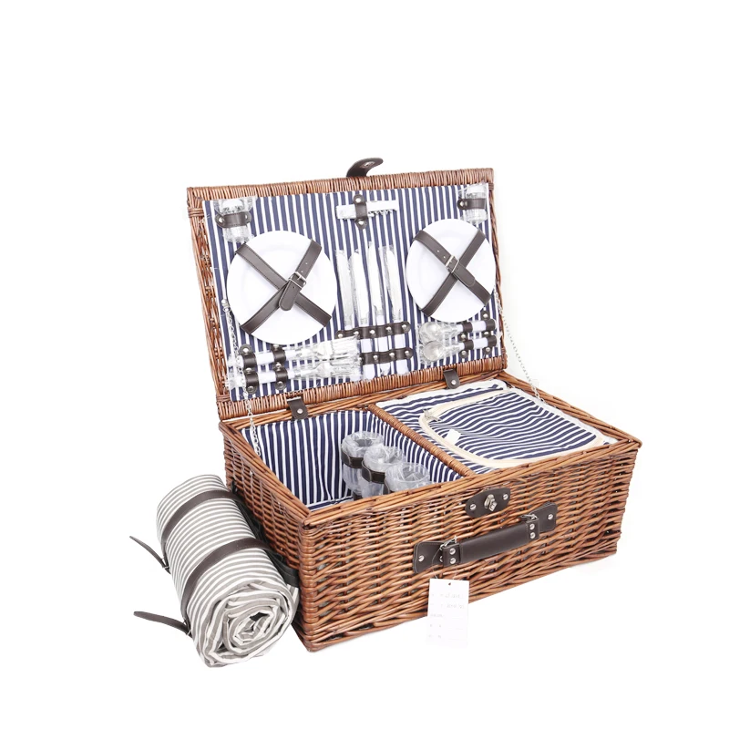 Корзина Пике-Nique в пластиковой корзине Пике-Nique Picknickkorb Mit Seitenfach